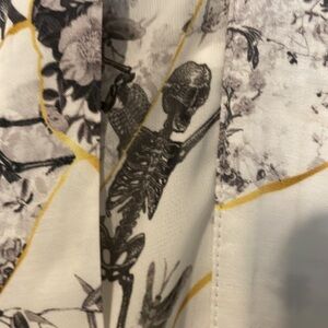 All Saints U.S. SIZE 2. Day of the dead/All saints day print sheer dress